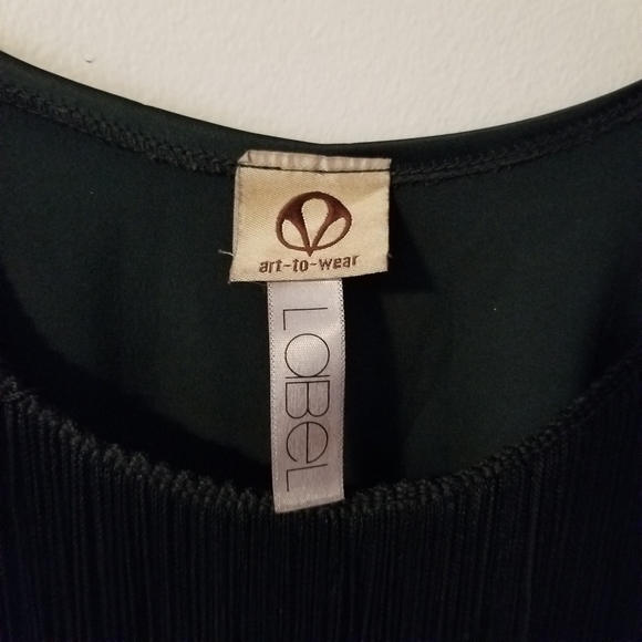 🇨🇦LaBeL Art to Wear Long Fringe Mini Dress - Picture 4 of 9